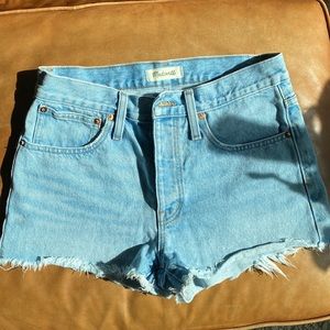 Madewell Relaxed Denim Shorts, size 26